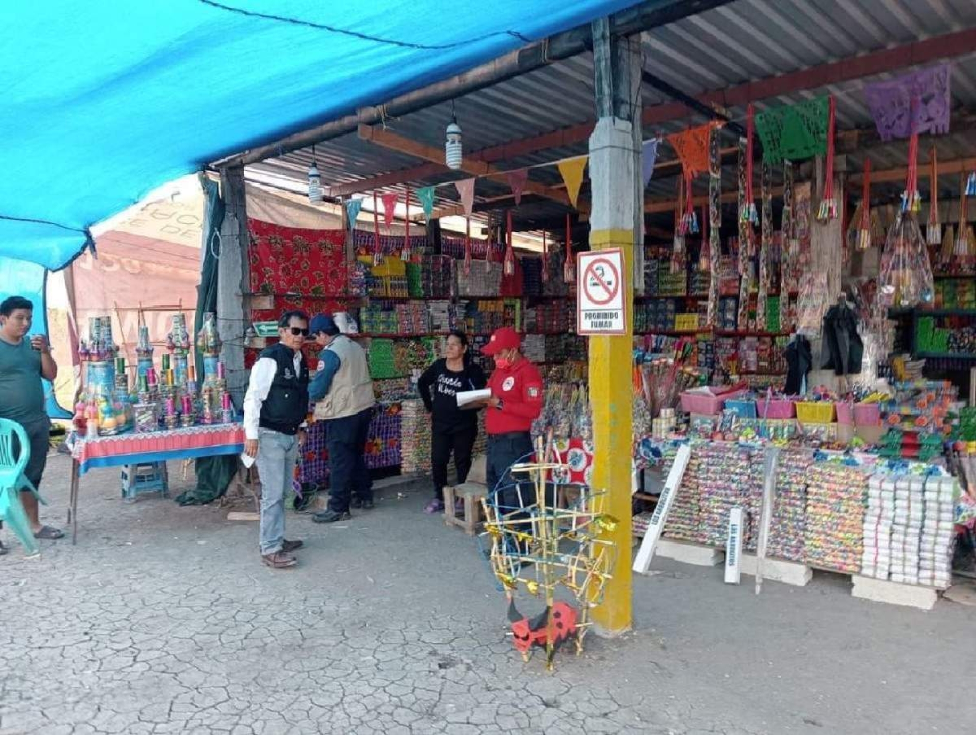 A partir de hoy, inicia tianguis de pirotecnia en Xoxocotla
