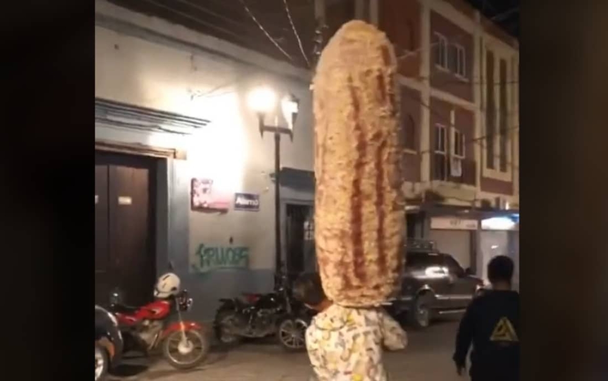 Elotes gigantes de Oaxaca enamoran a todo el Internet