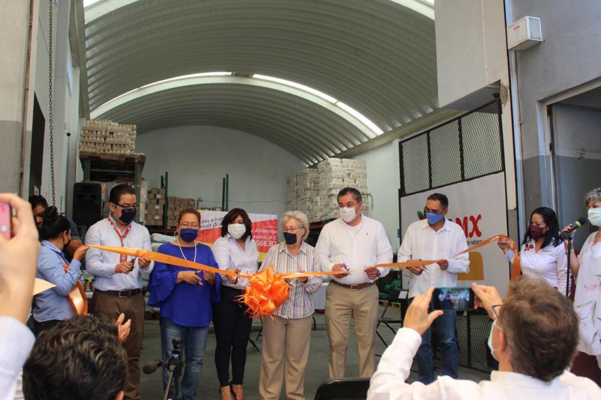 Preside edil inauguración de centro de distribución del Banco de Alimentos de Morelos en Jiutepec