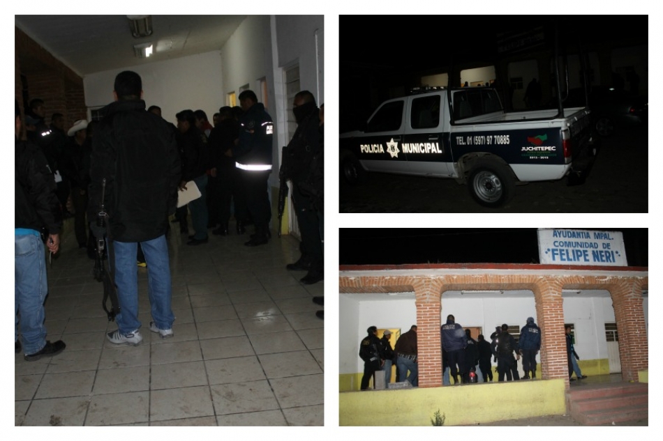 Retienen a 3 elementos de la Policía del Edo Mex. en Tlalnepantla