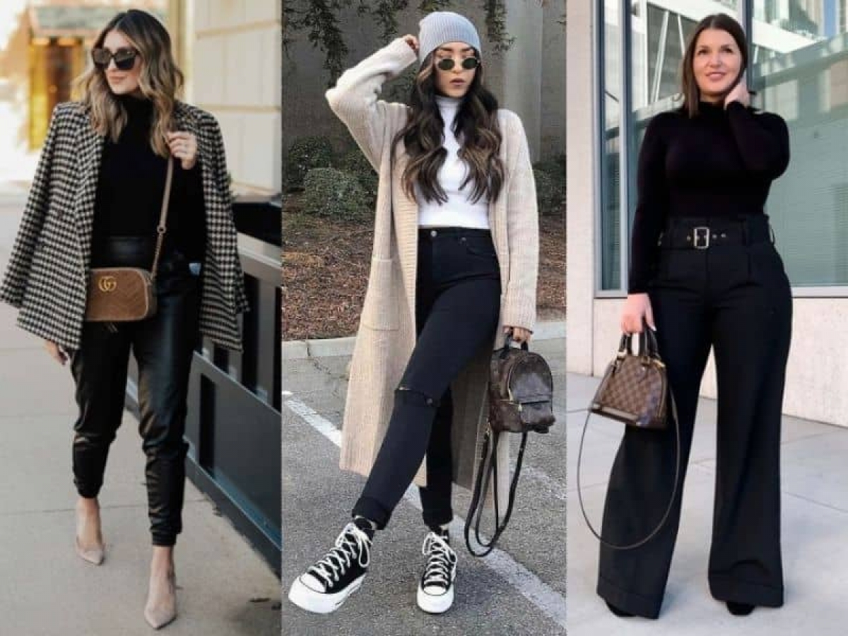 7 formas de usar pantalones negros este otoño-invierno