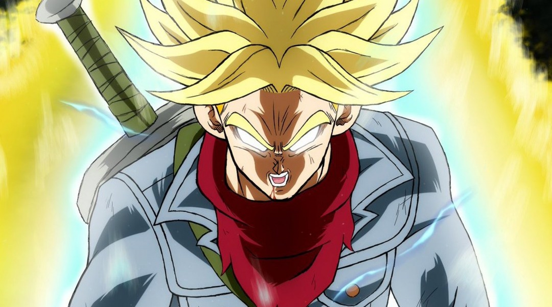 Heroes revela a Trunks del futuro como Super Saiyajin fase Dios