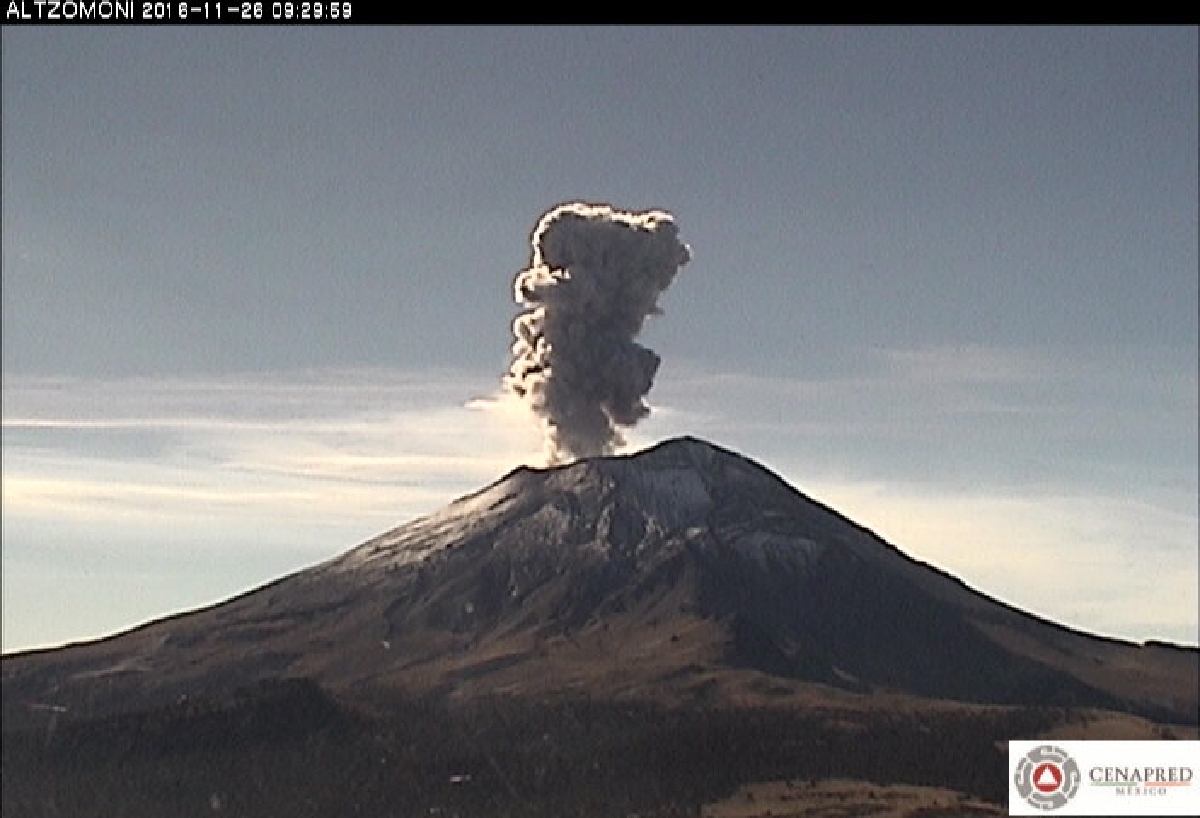 Regresa a la normalidad el Popocatépetl después de explosión