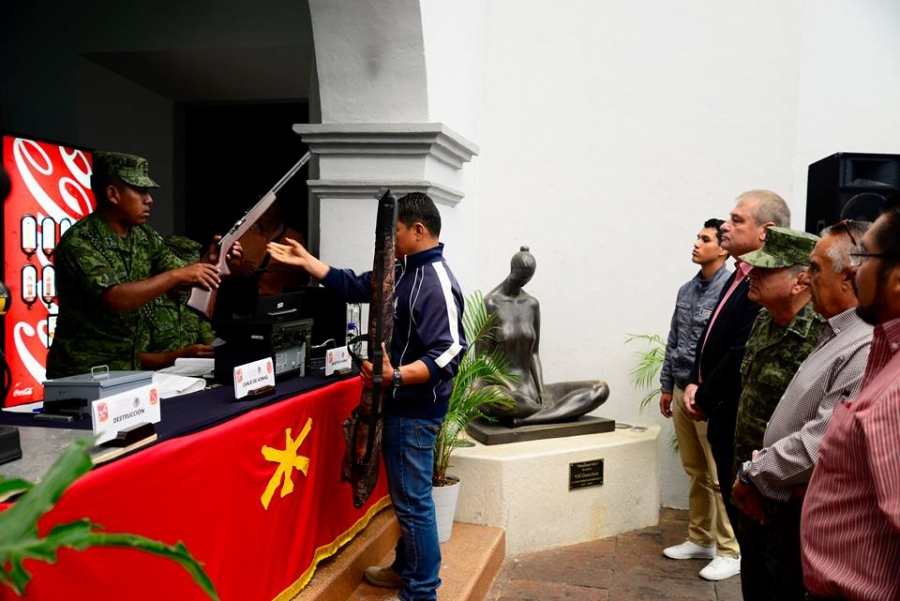 Concluyen con éxito el programa de canje de armas en Cuernavaca