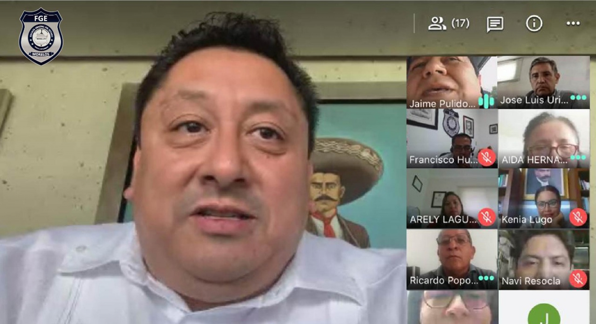 Se reúne FGE con abogados en Morelos