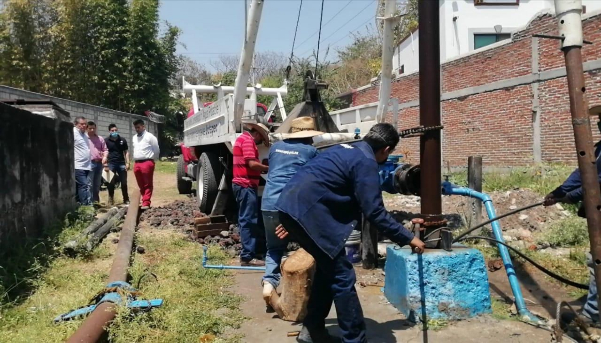 Labora Ayuntamiento de Jiutepec para suministrar más agua a mil 143 usuarios