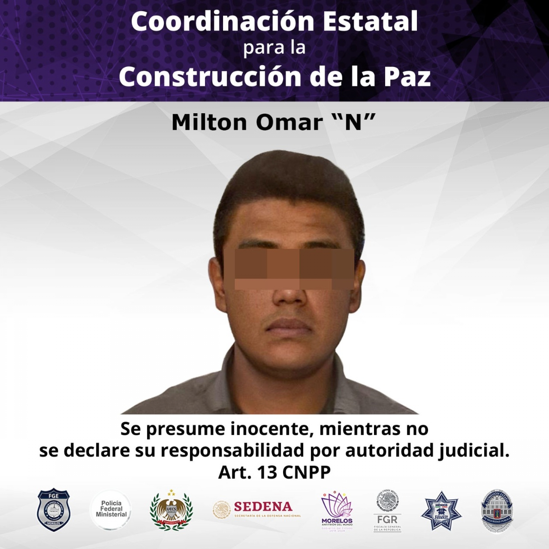 Ejecuta PIC orden de aprehensión por robo a comercio en Jiutepec