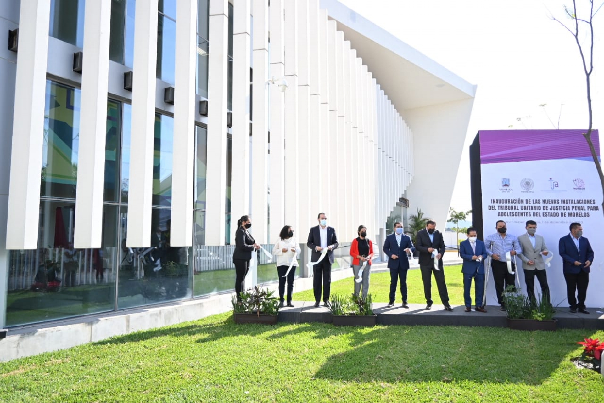 Inauguran poderes del estado nuevas instalaciones del TUJA