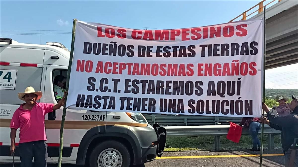 Amenazan ejidatarios con no permitir inauguración de la autopista La Pera-Cuautla
