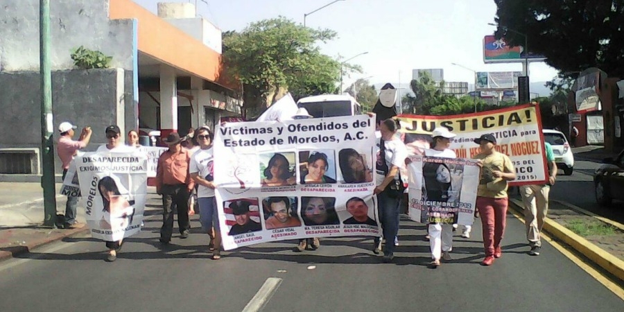 Marchan madres de víctimas, en Cuernavaca; exigen justicia
