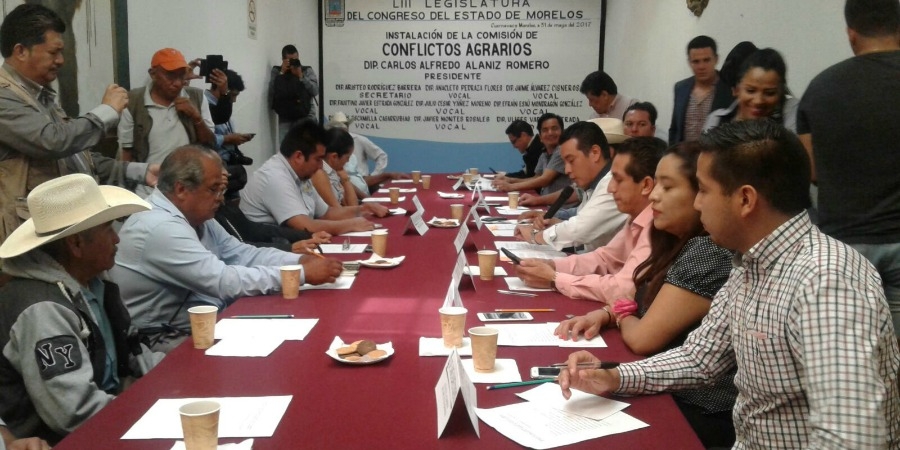 Instalan Comisión de Conflictos Agrarios en el Congreso local