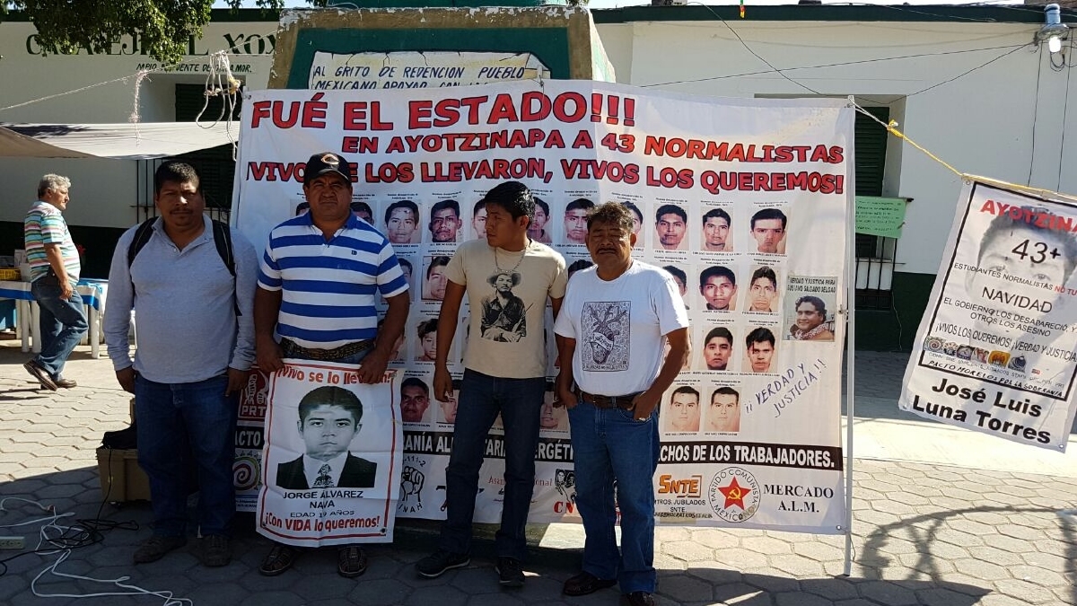 Recibieron en Xoxocotla a la caravana “43 por la Memoria y la Esperanza”