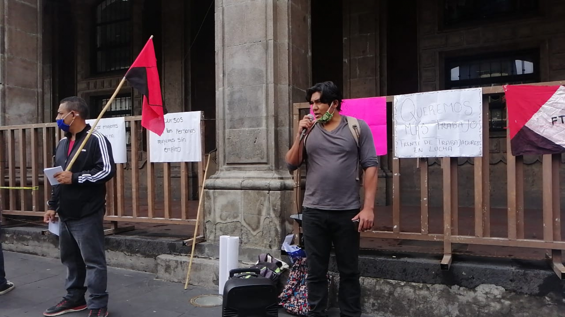 Frente de Trabajadores en Lucha demanda más empleos