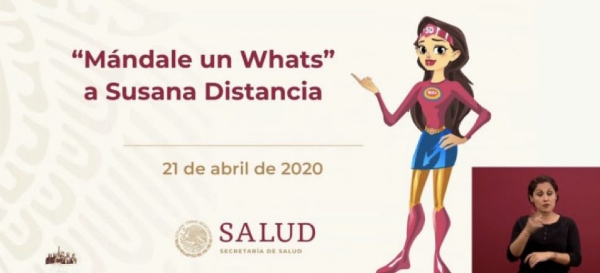 Ahora podrás enviar mensajes de WhatsApp a Susana Distancia