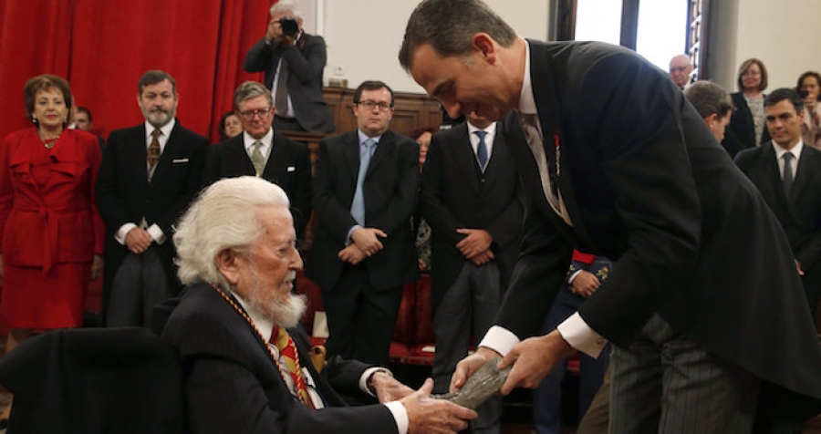 Fernando del Paso recibe el Premio Cervantes, el máximo galardón de las letras hispanas