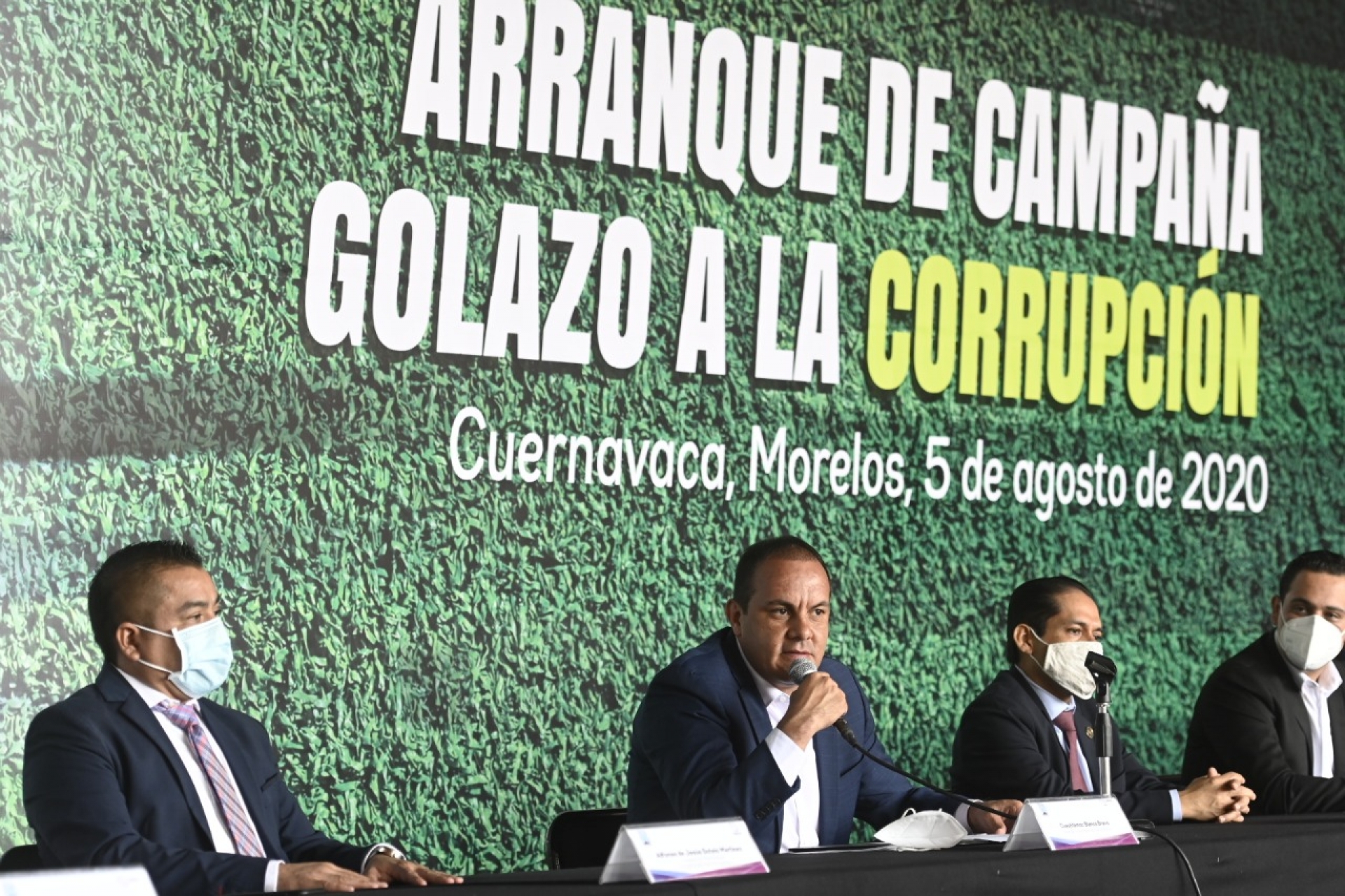 Pone en marcha Cuauhtémoc Blanco campaña 'Golazo contra la corrupción'