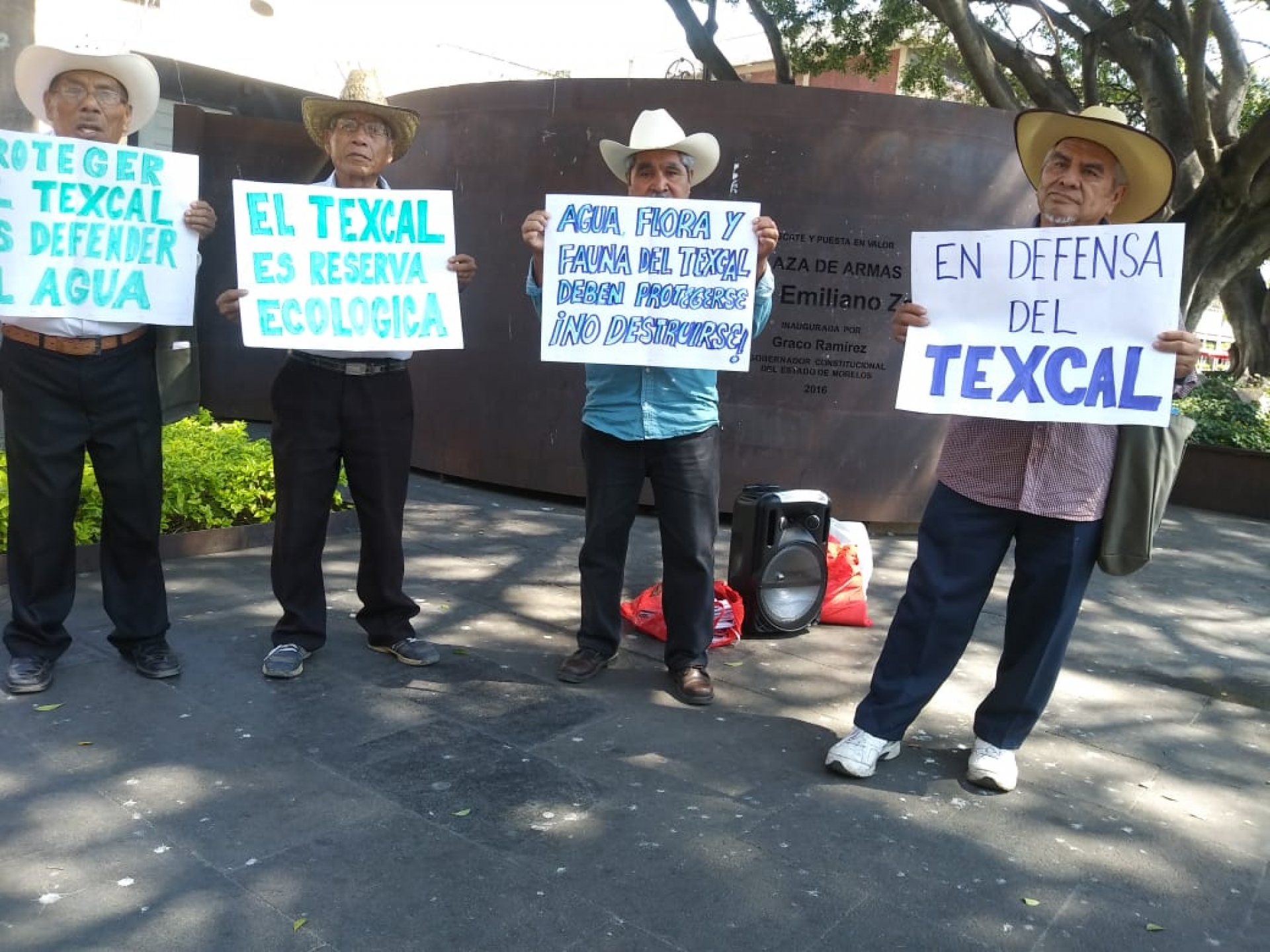 Demandan comuneros frenar invasión de predios en El Texcal