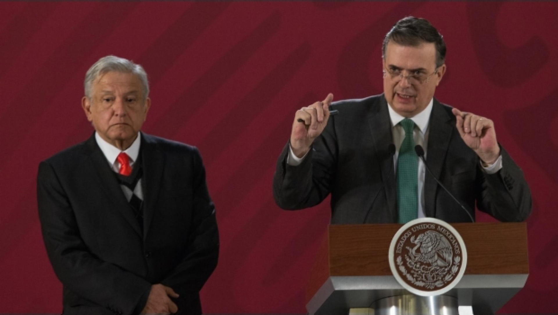 Afirma Ebrard que México no ha aceptado el estatus de tercer país seguro