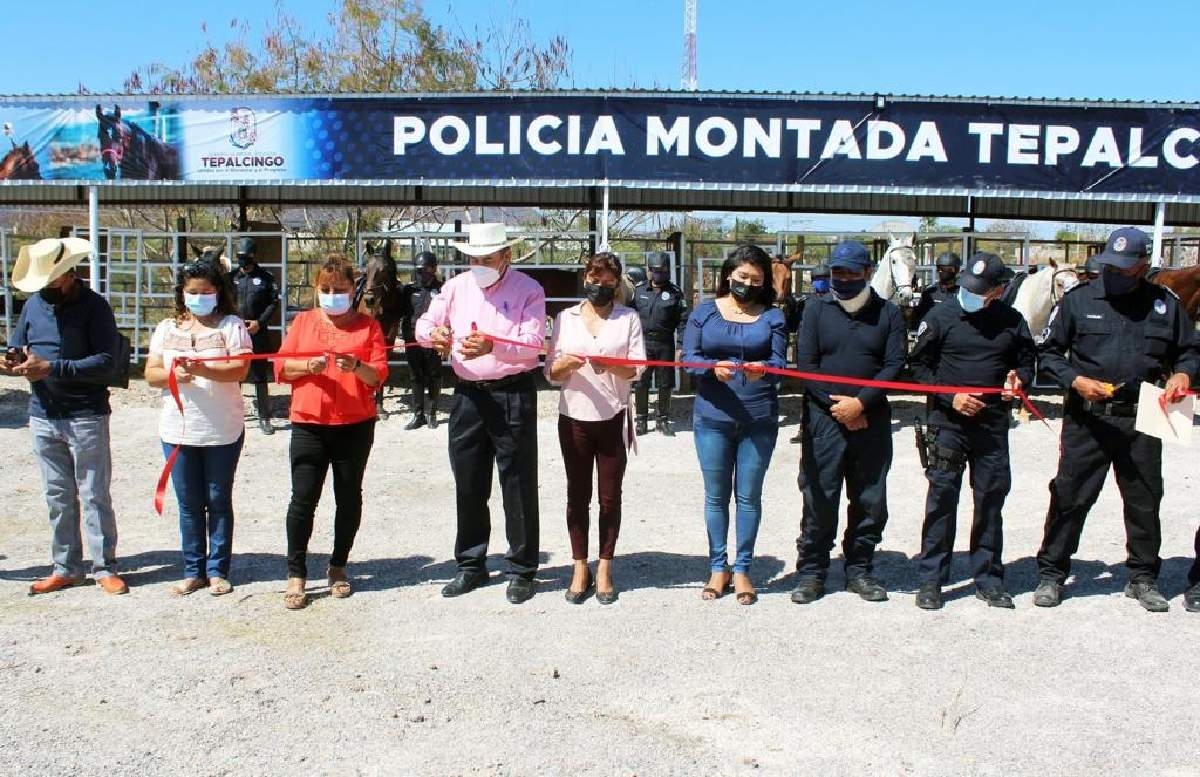 Implementan la Policía Montada en Tepalcingo