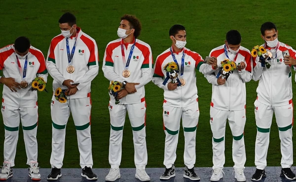 Selección Mexicana de fútbol recibe medalla de bronce en Tokio 2020