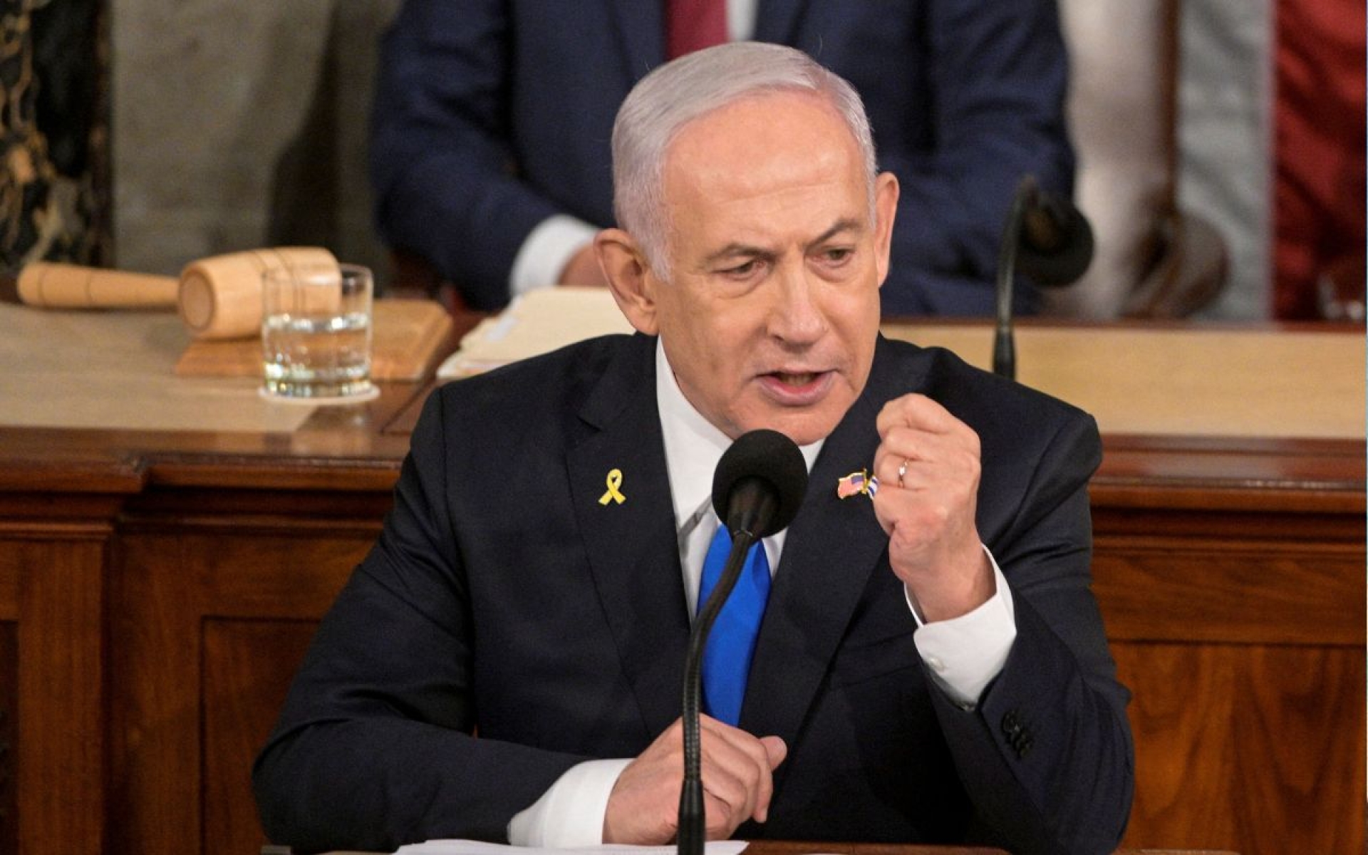 Netanyahu defiende guerra en Gaza ante Congreso de Estados Unidos