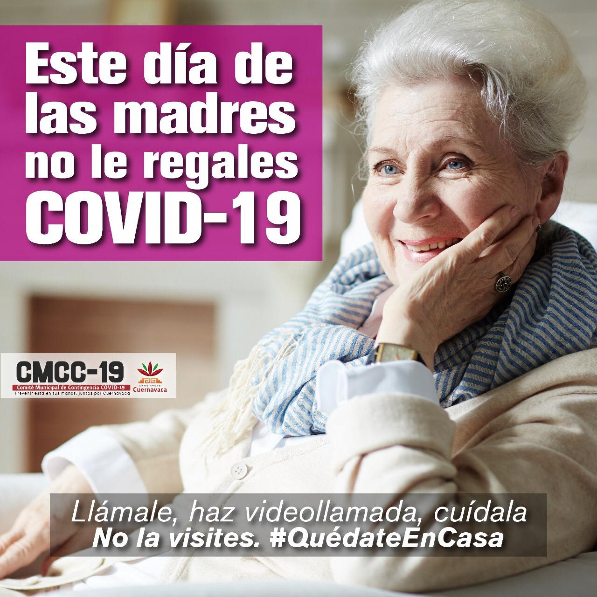 Este día de las madres no le regales covid-19