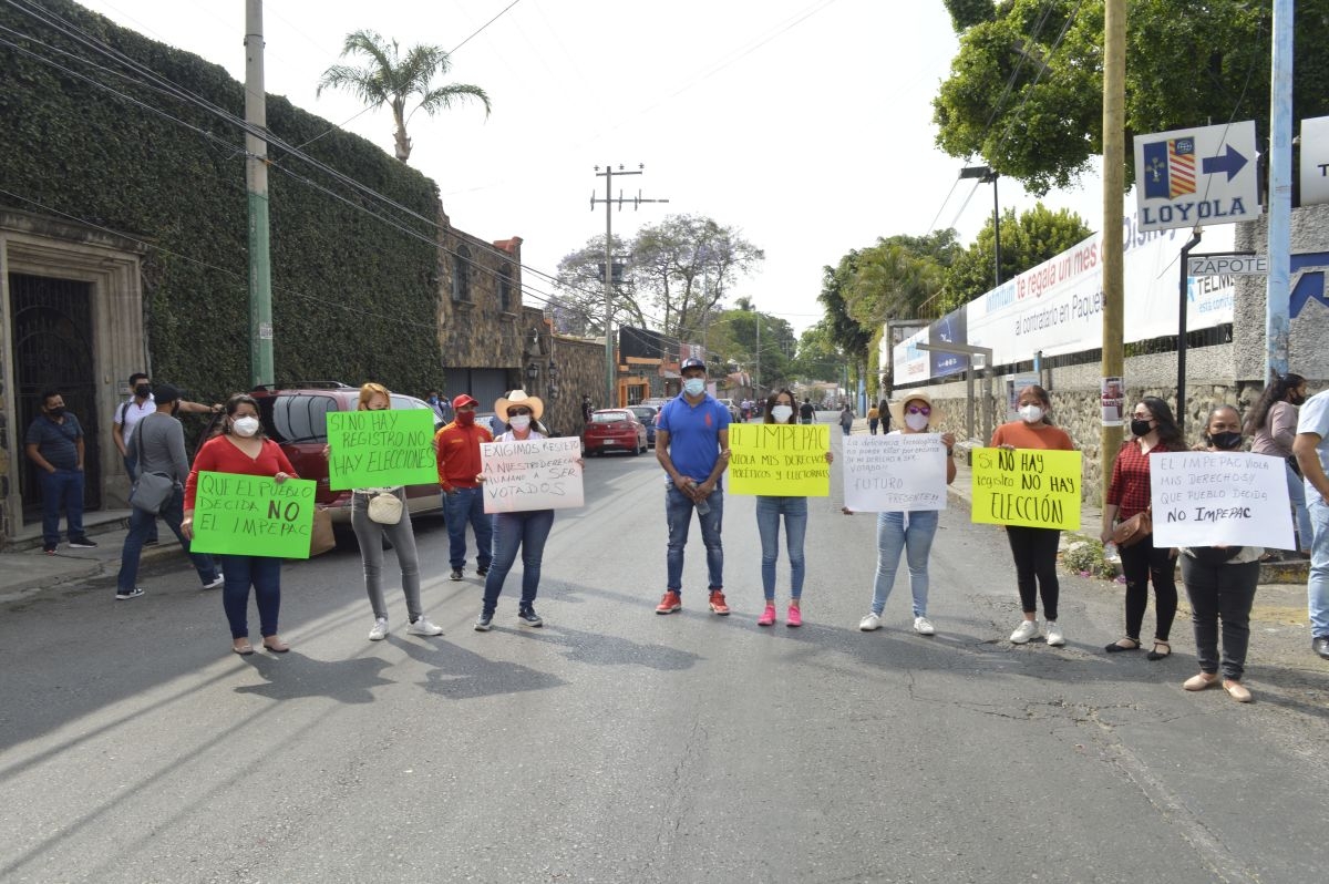 Protesta Demédicis porque no logró registrar a todos sus candidatos