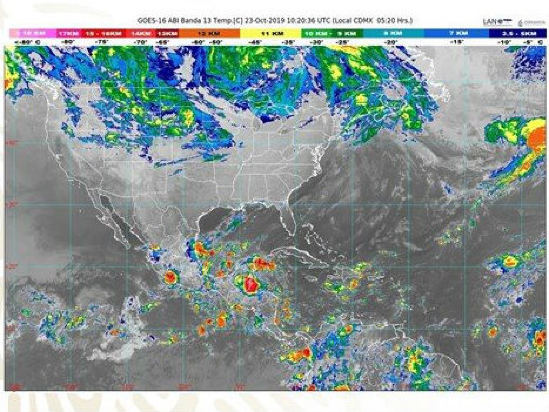 Persiste la posibilidad de lluvia con chubascos en Morelos