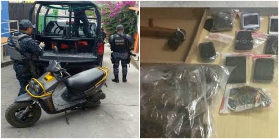 Elementos de la Gendarmería detienen a dos probables narcomenudistas en Puente de Ixtla
