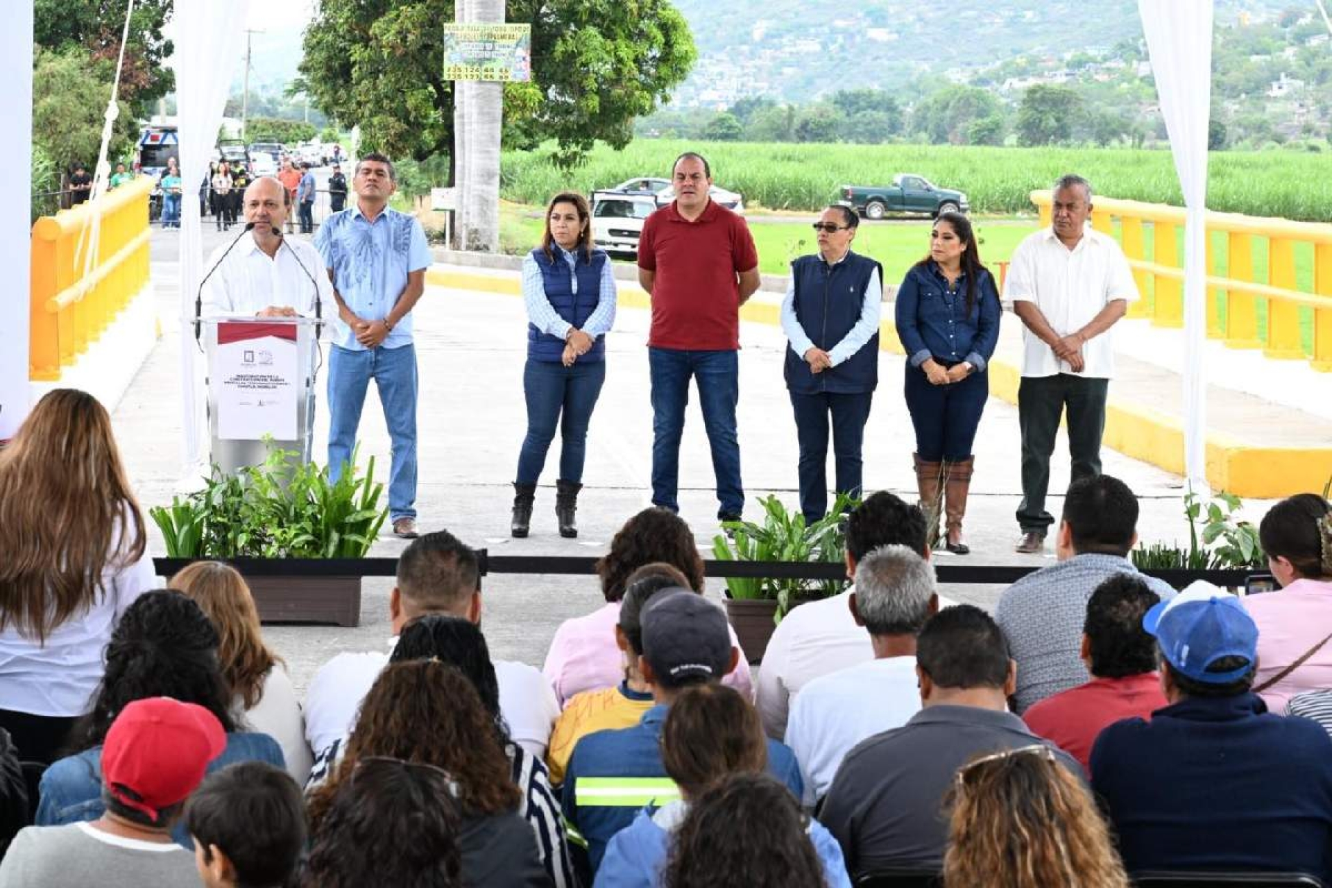 Reinauguran autoridades estatales y municipales puente Xochimilcatzingo