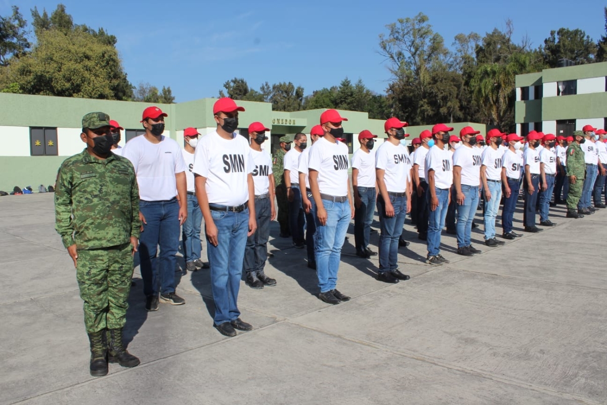 Sesión sabatina en Centros de Adiestramiento del Servicio Militar Nacional