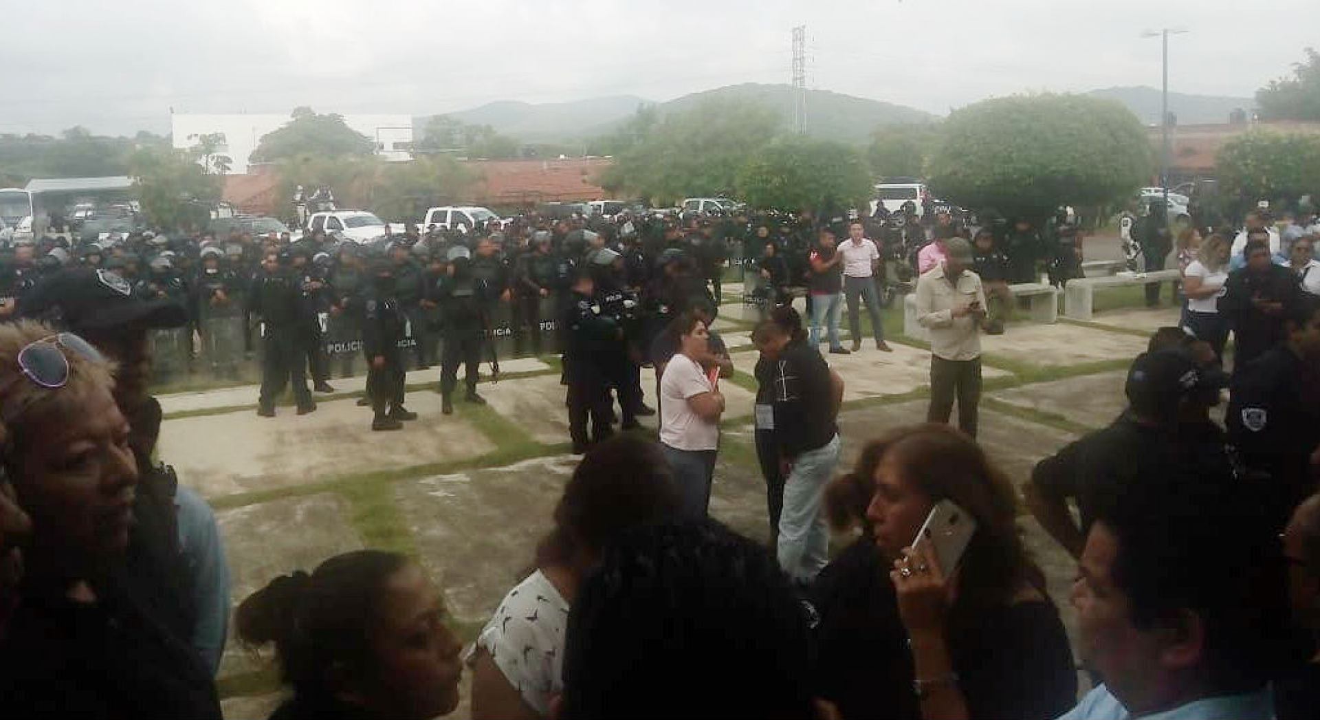 Nueva protesta en el Cereso de Atlacholoaya