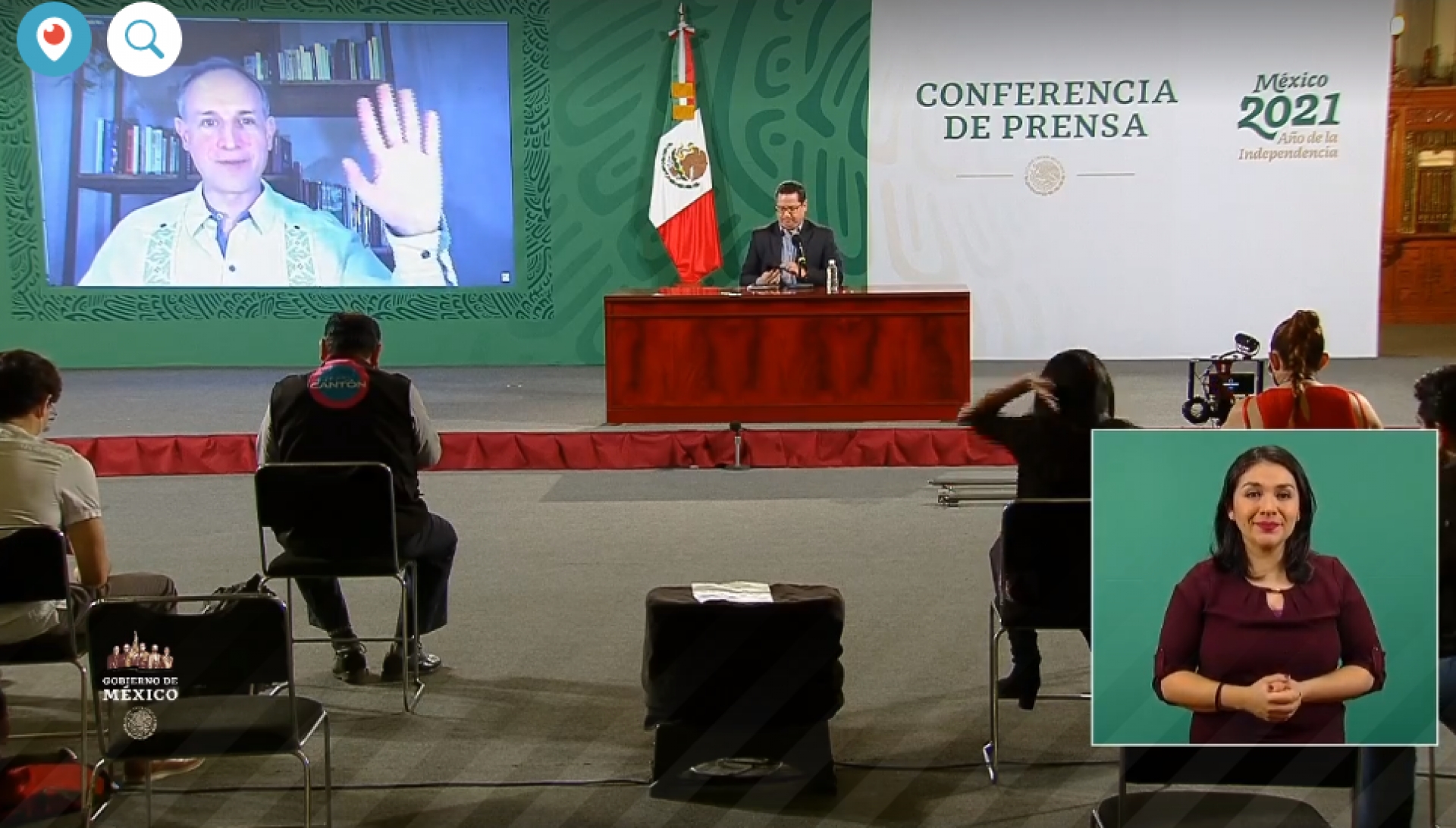 2,144,558 casos de covid-19 confirmados acumulados en México y 192,488 decesos