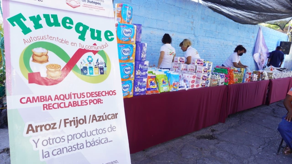 'Trueque autosustentable en tu comunidad' impulsa el reciclaje en Jiutepec
