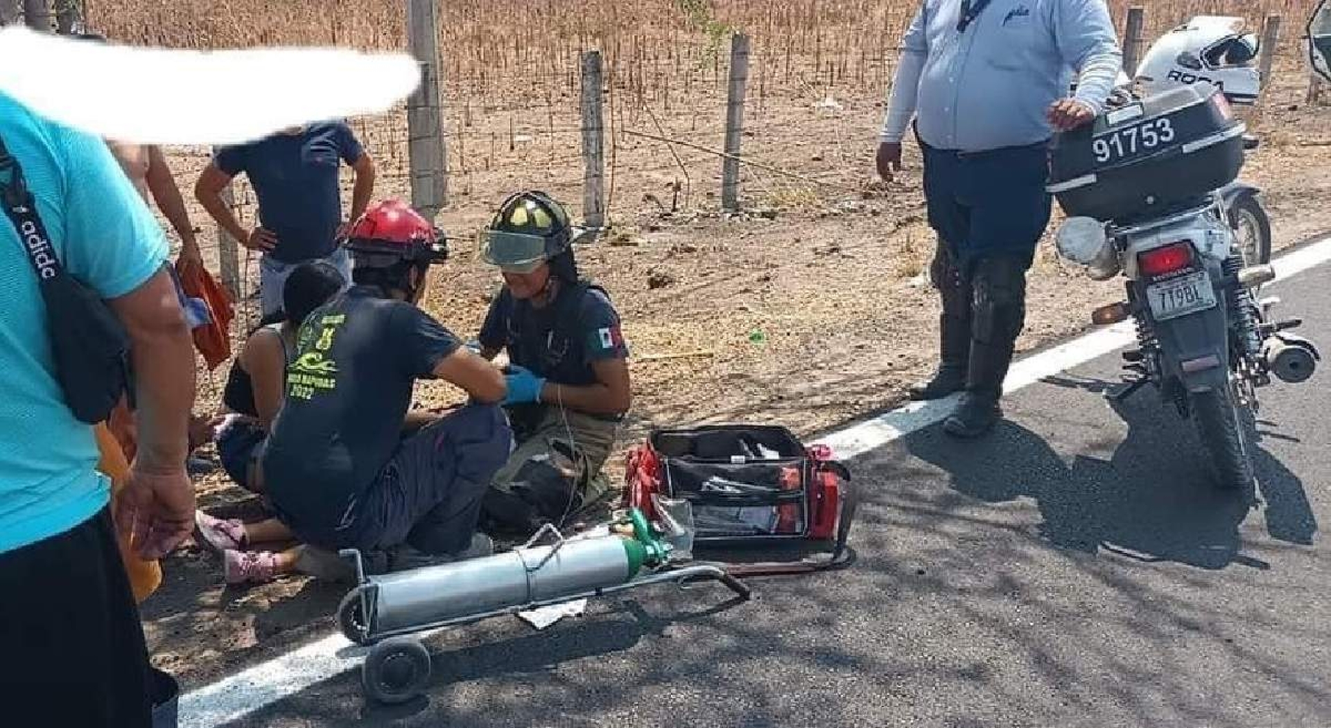 En aumento, accidentes de moto en la zona surponiente