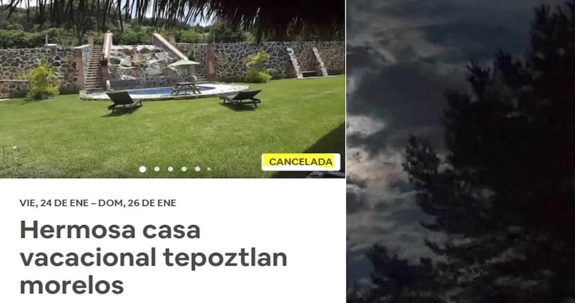 Joven narra noche de terror en casa rentada con Airbnb en Morelos: “Salí del baño y los vi…”