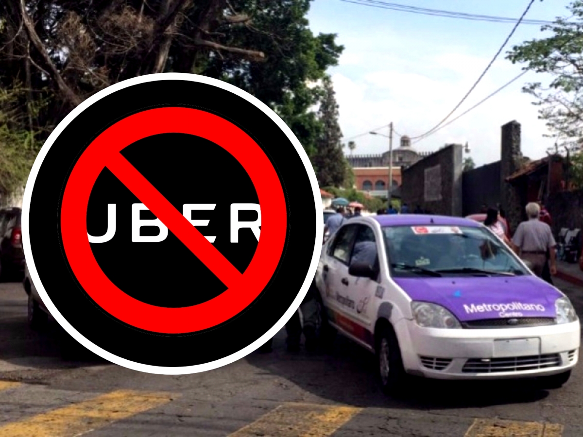 Taxistas insisten en que se retire de circulación a los vehículos de Uber