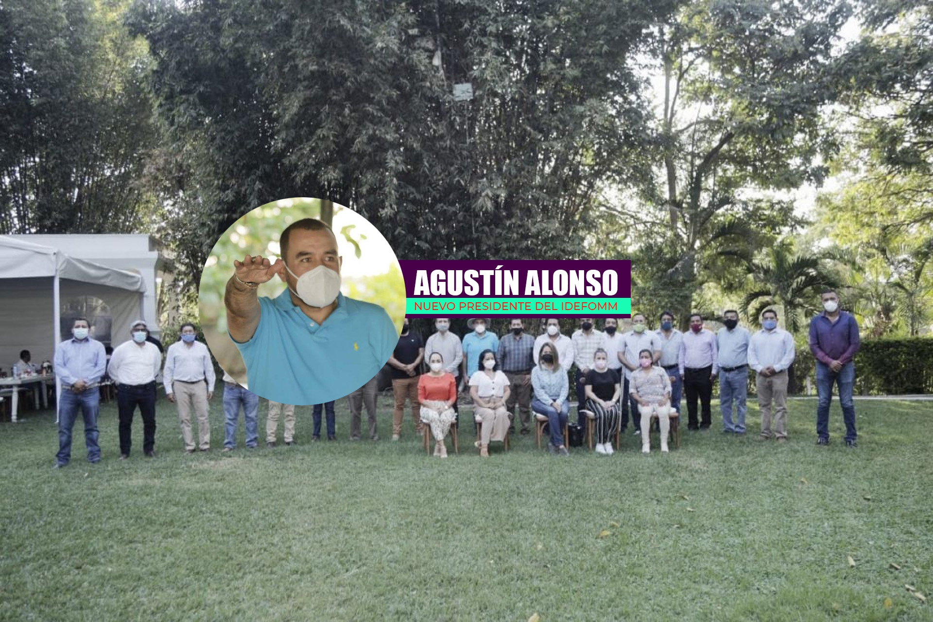 Agustín Alonso rinde protesta como presidente del Idefomm