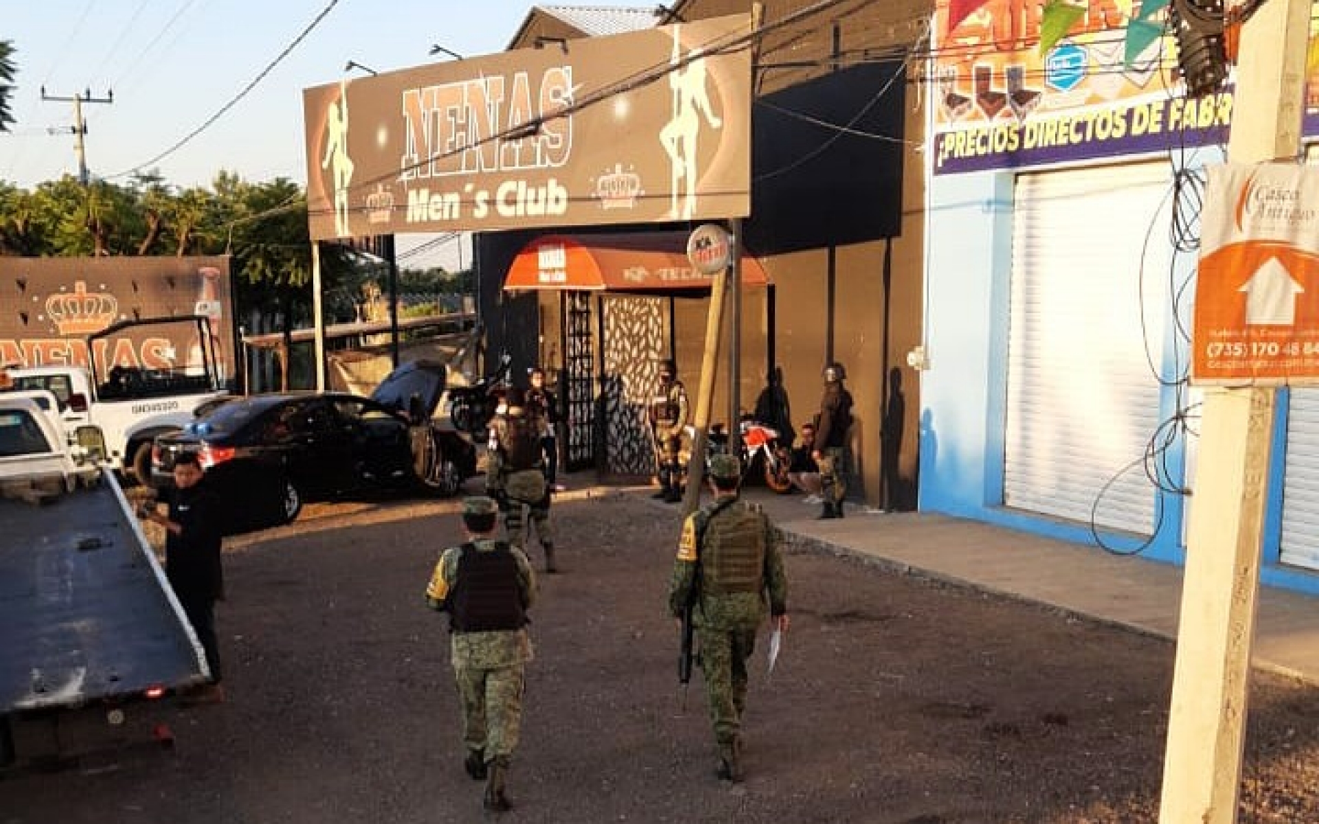 Asegura Sedena arma larga, cartuchos y un vehículo, en un bar en Cuautla