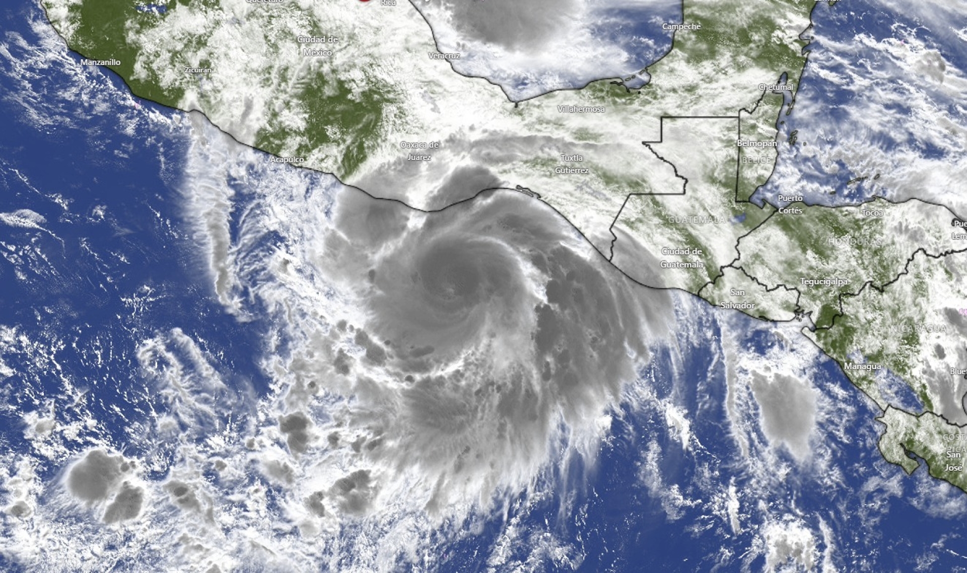 Huracán 'Erick' provocará lluvias intensas en Morelos este miércoles y jueves