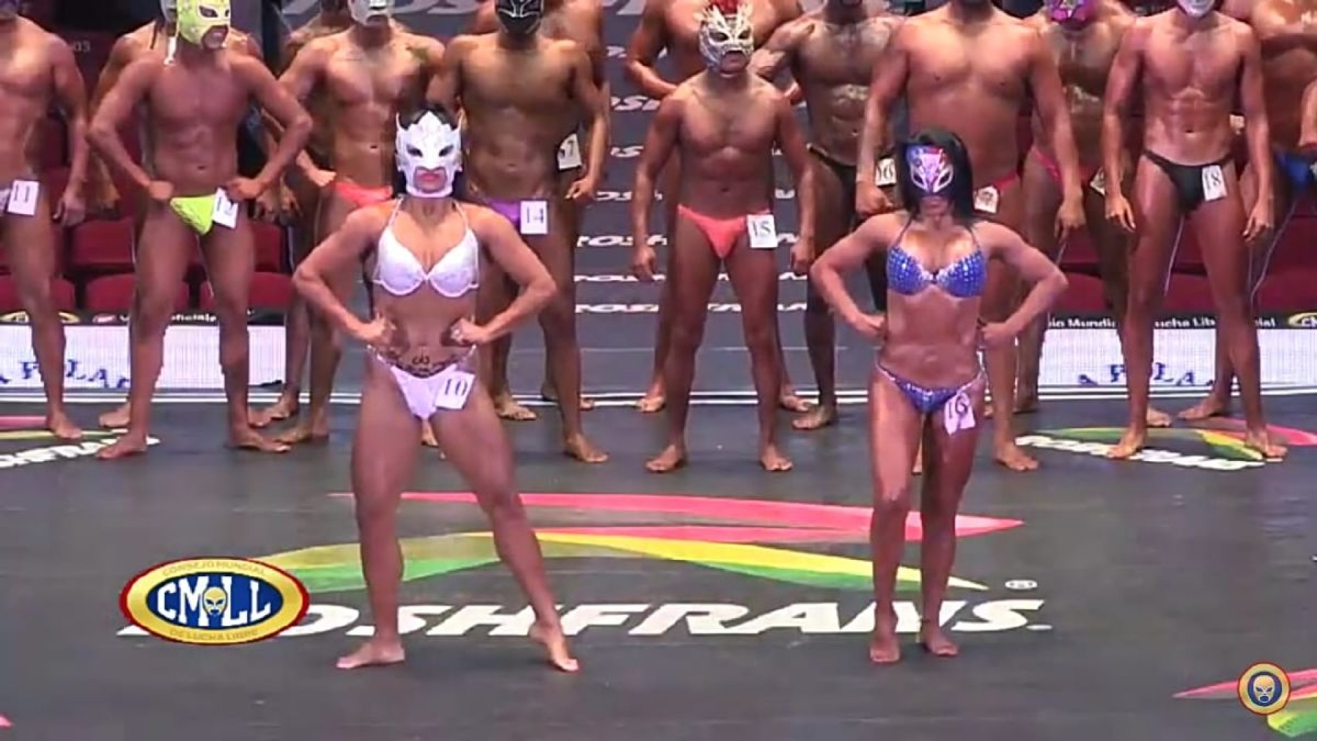 Luchadores morelenses compiten en Míster y Miss del CMLL
