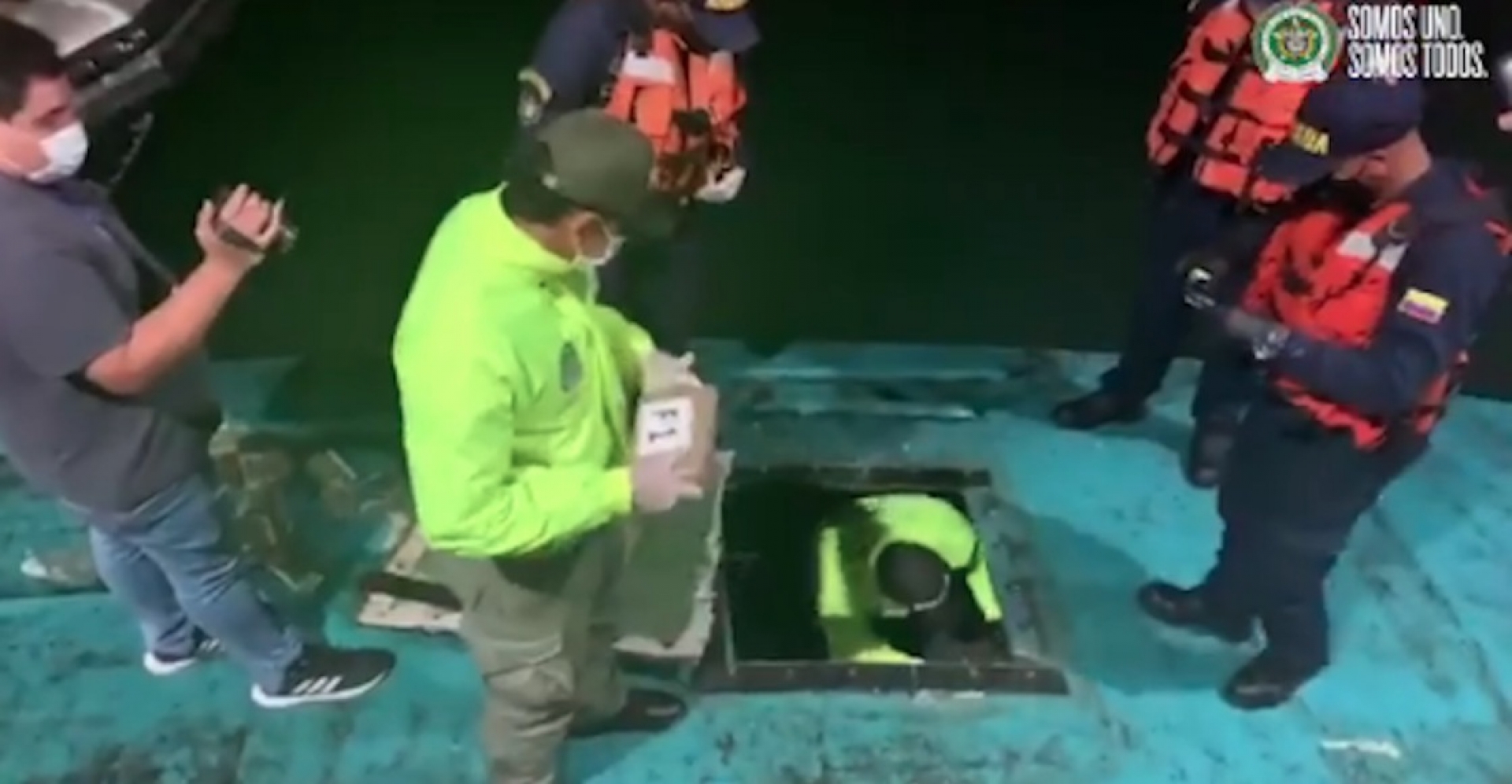 Decomisan ‘Submarino’ Colombiano con más de una tonelada de cocaína para el CJNG