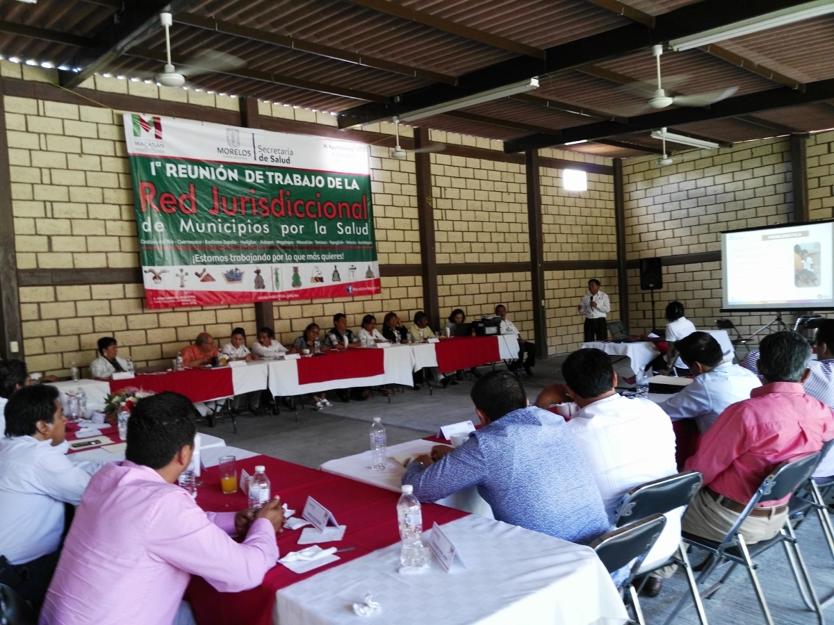 Realizan la primera reunión de la Red Jurisdiccional de Municipios por la Salud en Miacatlán
