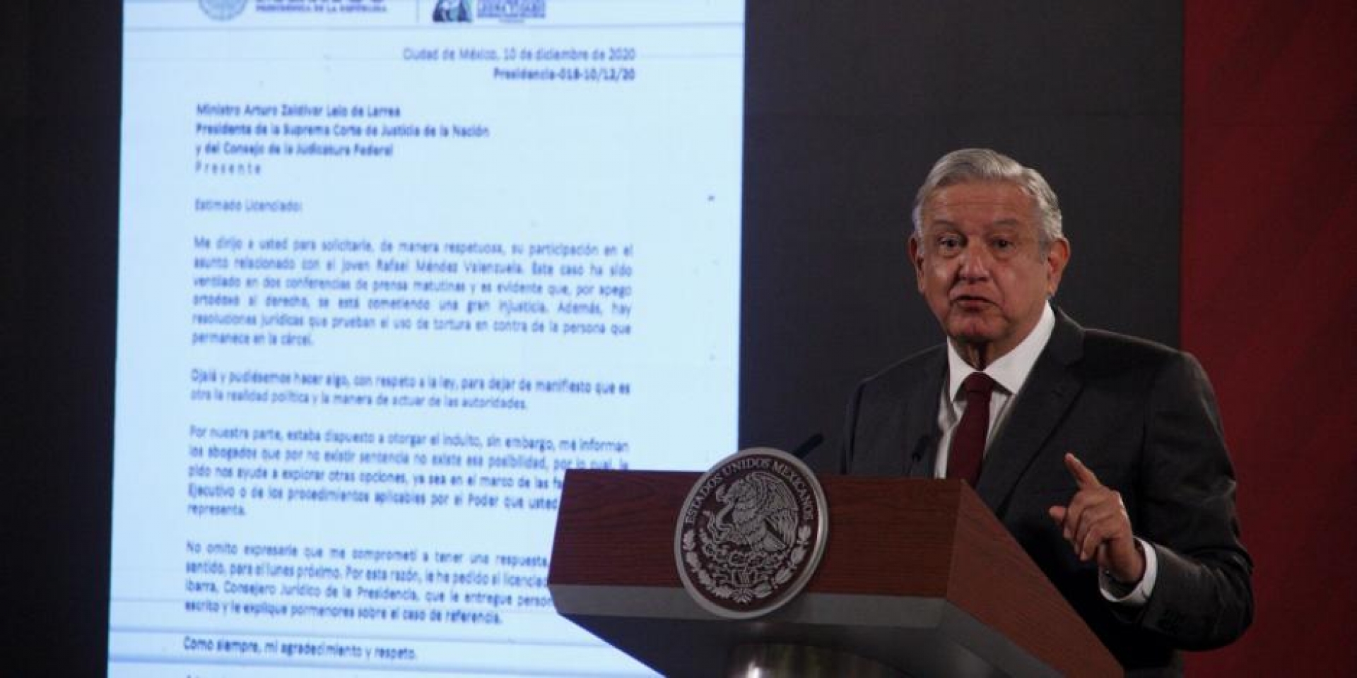 AMLO anuncia liberación de hijo de periodista preso por error en proceso