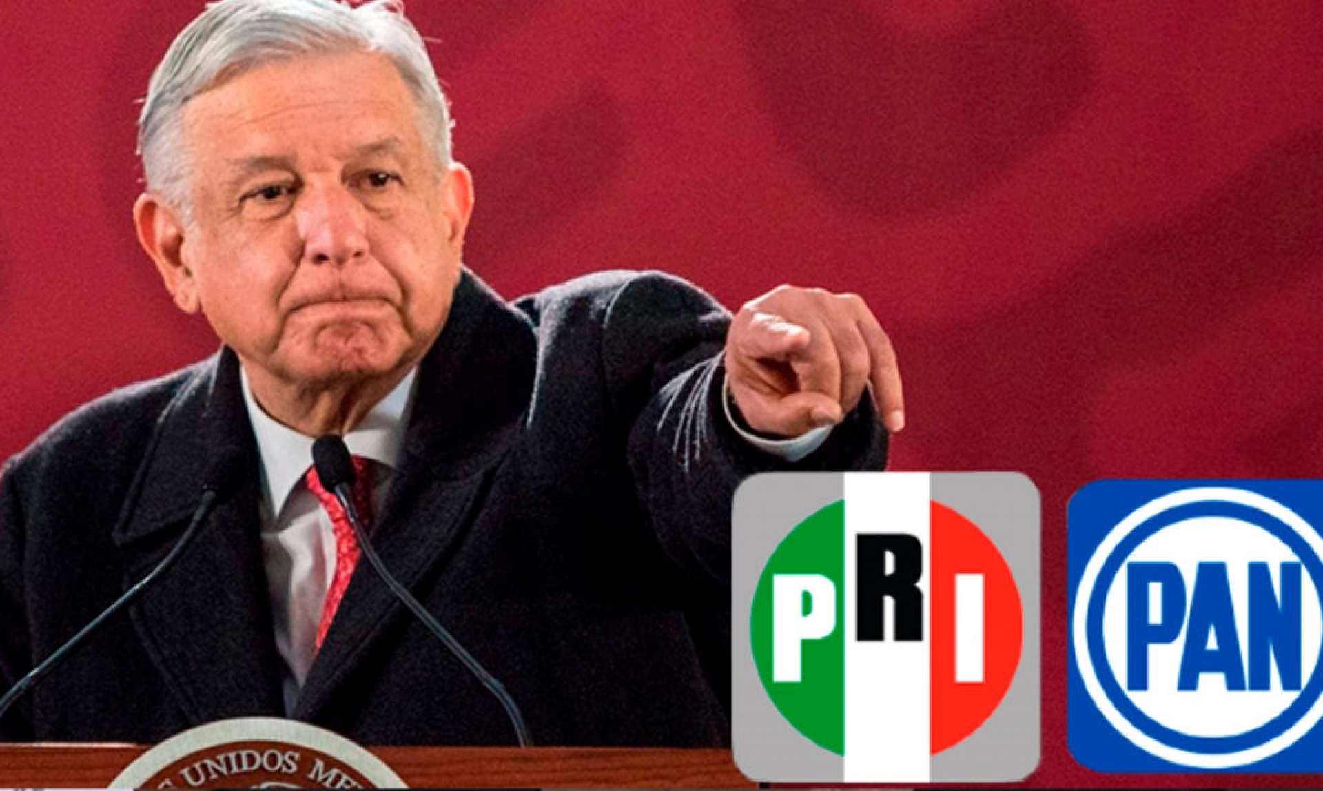 AMLO critica la alianza del PAN y PRI para las elecciones de 2021