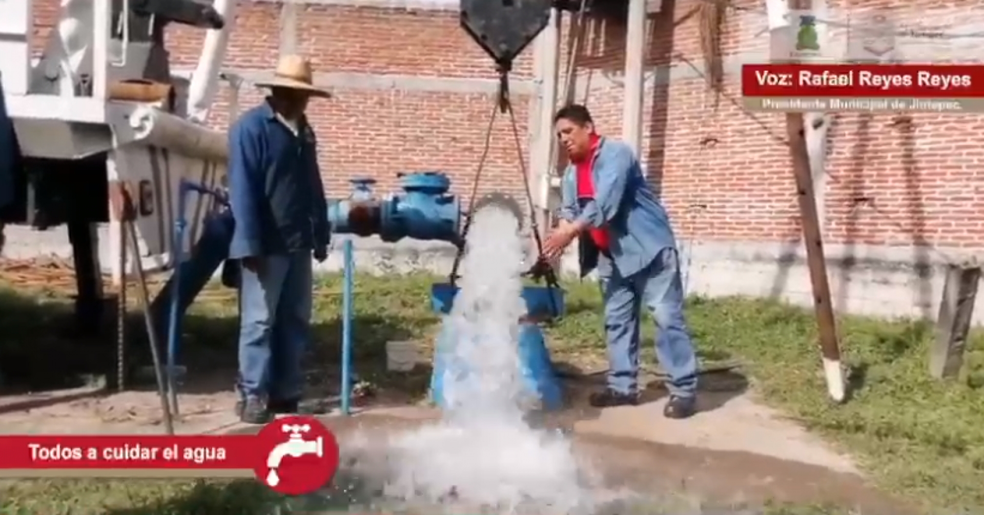 Invita alcalde de Jiutepec a la población del municipio a cuidar el agua