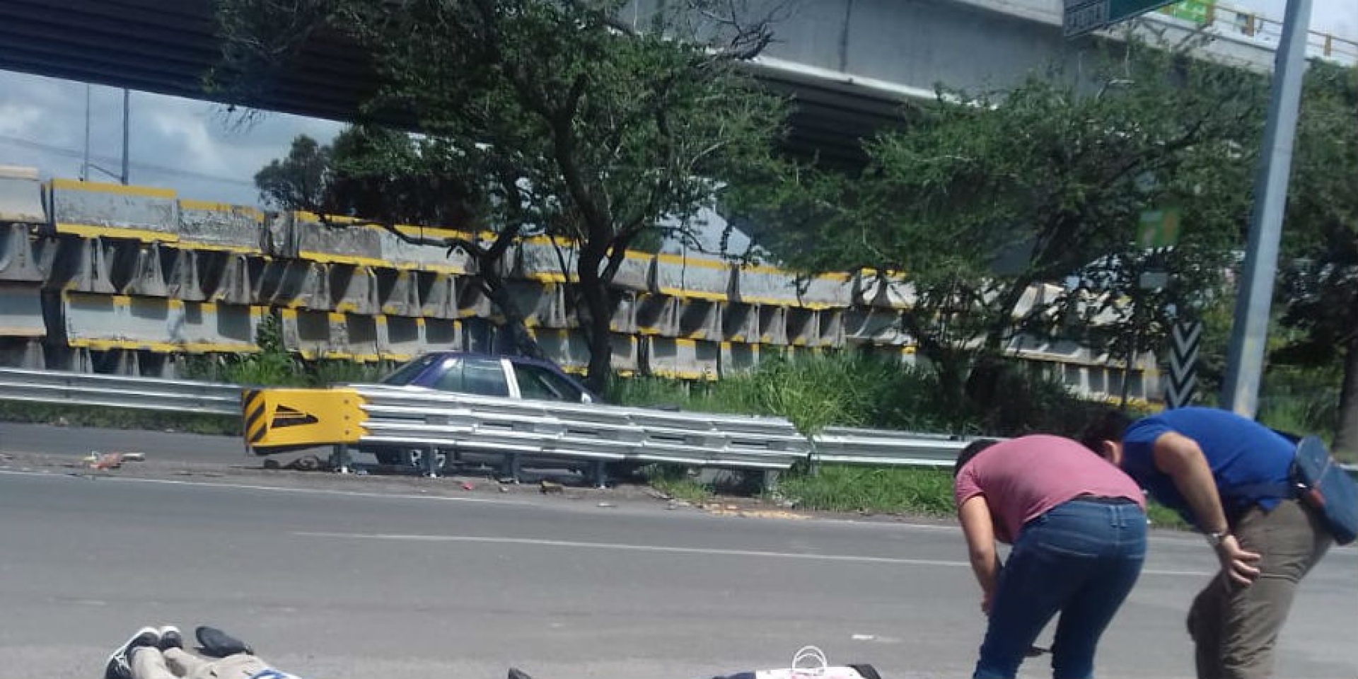 Atropellan a pareja en la autopista México-Acapulco