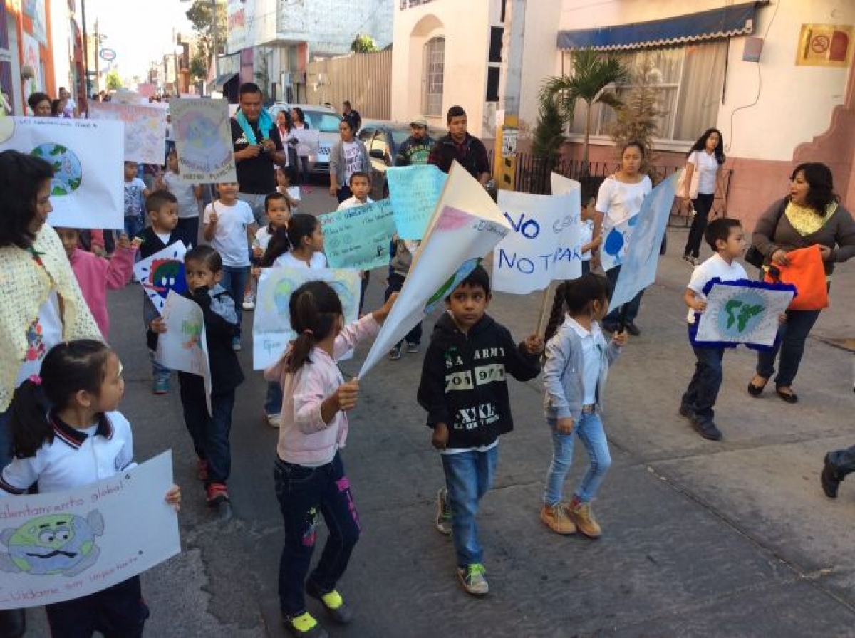 Promueven acciones contra el calentamiento global en la primaria Pedro Amaro Álvarez de Jojutla