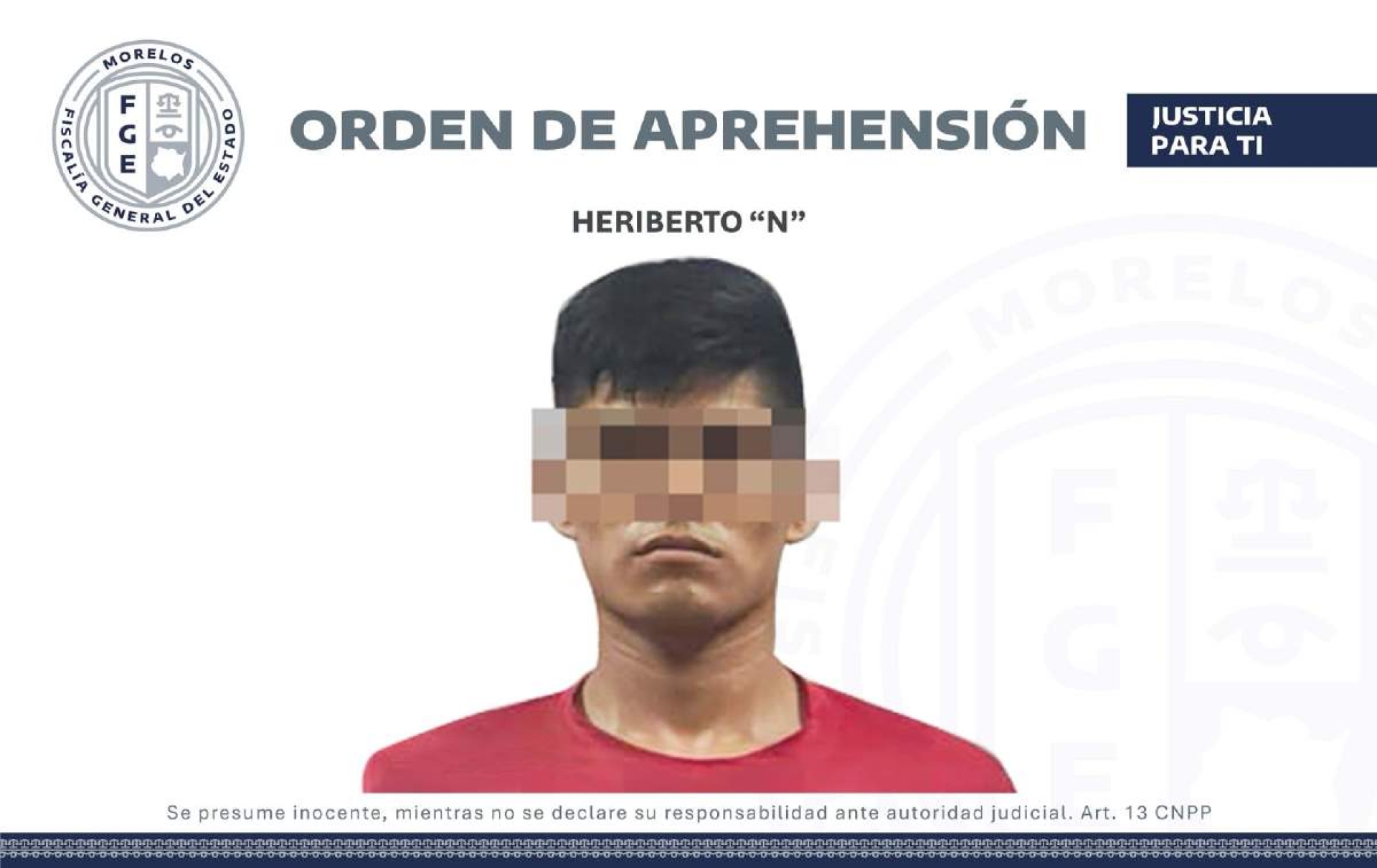 Capturan a presunto homicida en Jojutla