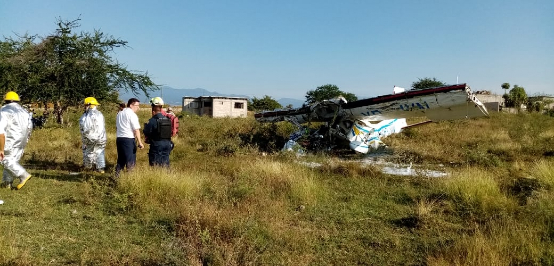 Se desploma avioneta en Temixco; dos personas fallecieron